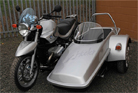 R1150R & Tripteq Heeler WZ L.H.basic kit sidecar fitted with Roll Bar option. 